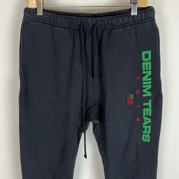 Denim Tears Sweatpants Men’s Size Medium black